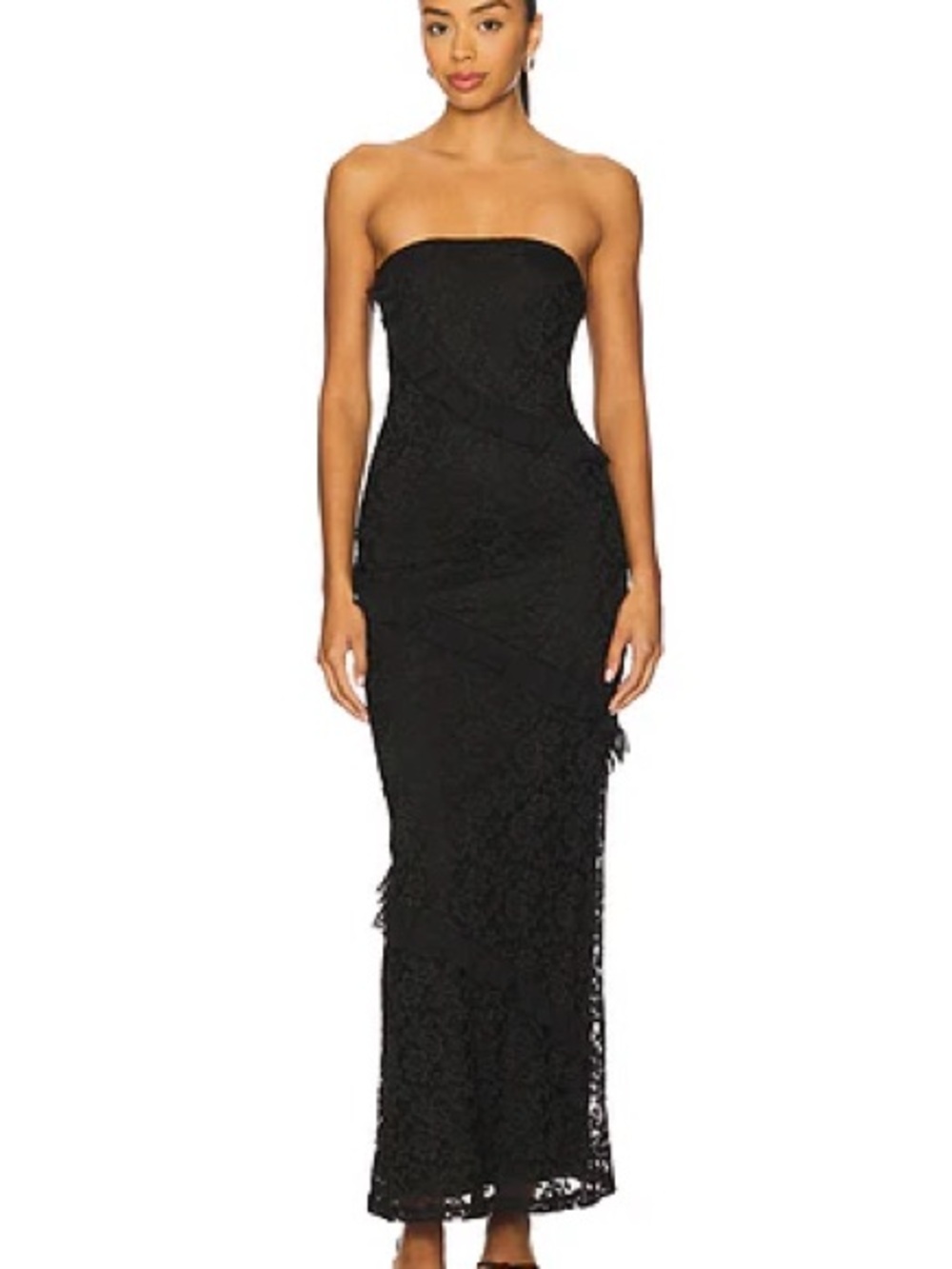 MORE TO COME Xandra Maxi Dress in Black
